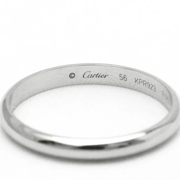 Cartier platinum band 2.5 mm - Picture 5 of 8